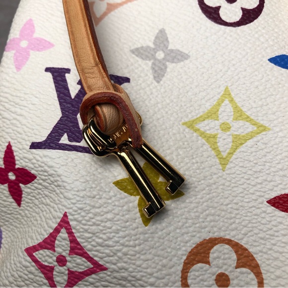 Louis Vuitton Takashi Murakami Speedy30 w/Keys,2-COA’s,DustBag,Date Code(SP0036) - Picture 9 of 17